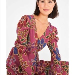 Farm Rio Sparkle Wrap Blouse